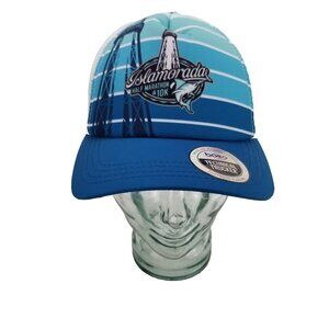 ✅Boco Gear Islamorada Half Marathon & 10k Trucker Hat Snapback OSFA Cap Florida